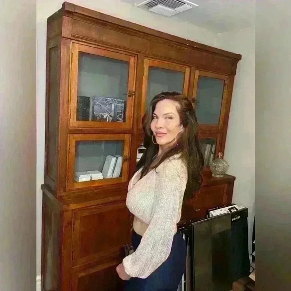 Worn once Opal sequins low cut blouse - Picture 6 of 8